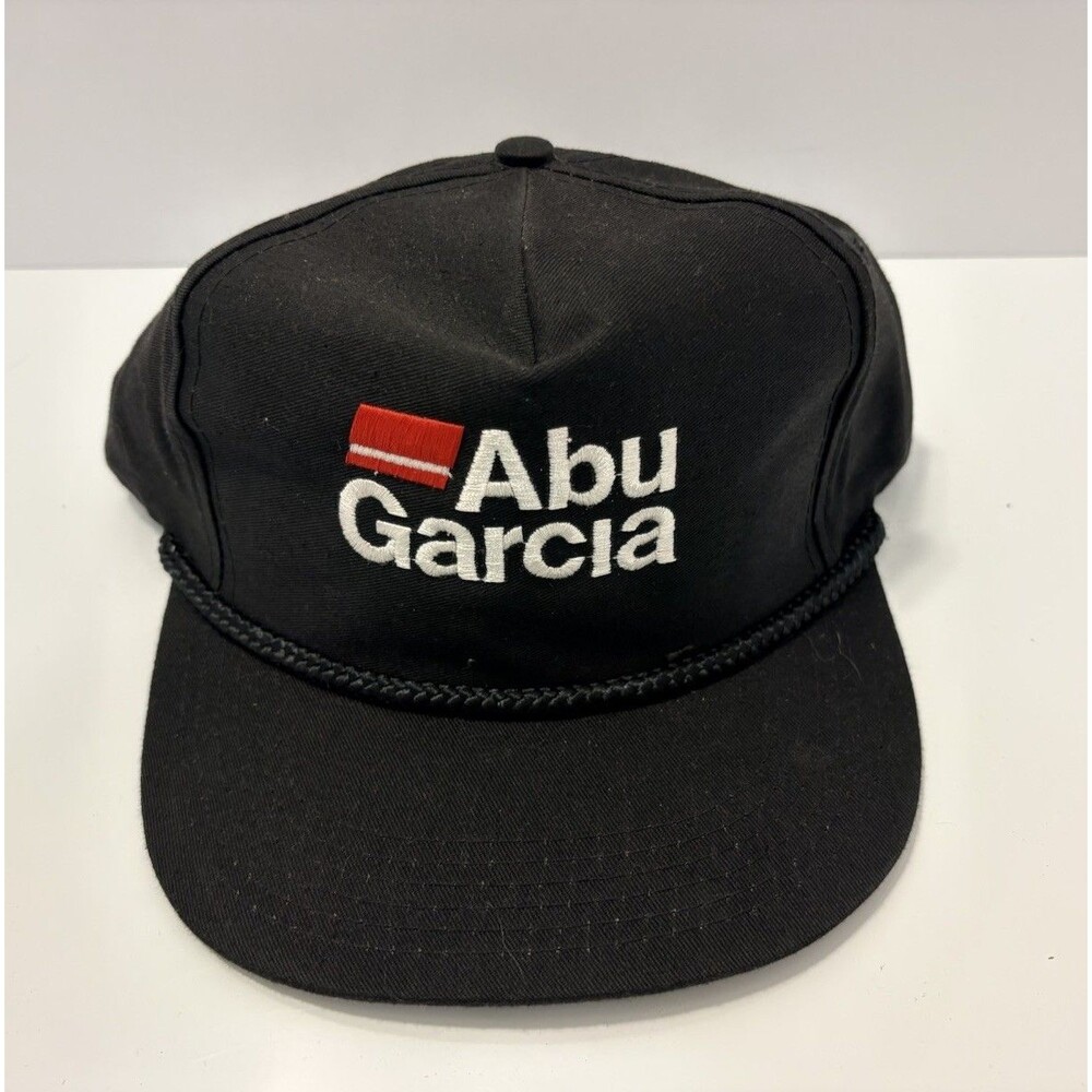 VTG Abu Garcia Big Rope High Crown Trucker Snapback Hat Super Retro Head To Toe